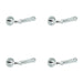 PACK Elegant Classic Polished Chrome Door Handle Timeless Interiors Interior Handle