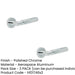 PACK Elegant Polished Chrome Door Lever Handle Rose Modern Interiors Interior Handle (1)-1
