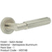Elegant Satin Nickel Lever Rose Handle Doors Interior Handle-1