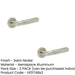 PACK Elegant Satin Nickel Lever Rose Handle Doors Interior Handle (1)-1