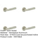 PACK Elegant Satin Nickel Lever Rose Handle Doors Interior Handle-1
