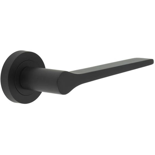 Sleek Matt Black Door Handle Modern Interiors Interior Handle