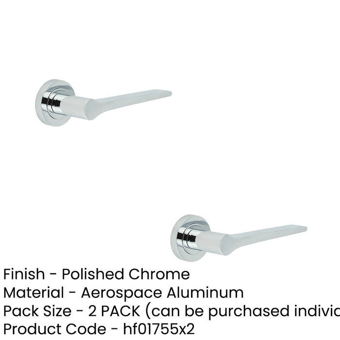 PACK Upgrade Your Home with Polished Chrome Door Handle Stylish Interiors Interior Handle (1)-1