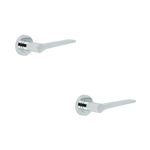 PACK Upgrade Your Home with Polished Chrome Door Handle Stylish Interiors Interior Handle (1)