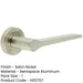 Stylish Satin Nickel Door Handle Modern Interiors Interior Handle-1