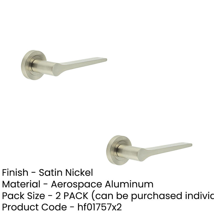 PACK Stylish Satin Nickel Door Handle Modern Interiors Interior Handle (1)-1