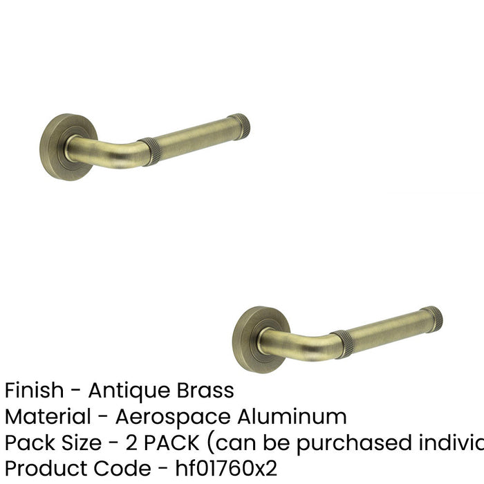 PACK Elegant Antique Brass Lever Door Handle Modern Interiors Interior Handle (1)-1