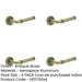 PACK Elegant Antique Brass Lever Door Handle Modern Interiors Interior Handle-1