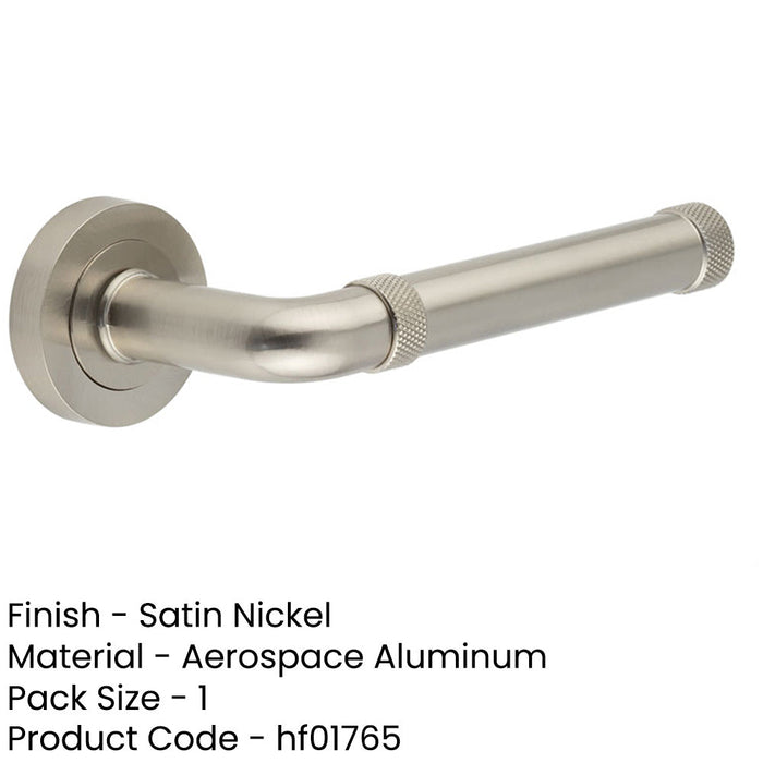 Premium Satin Nickel Lever Door Handle JV853 Interior Handle-1