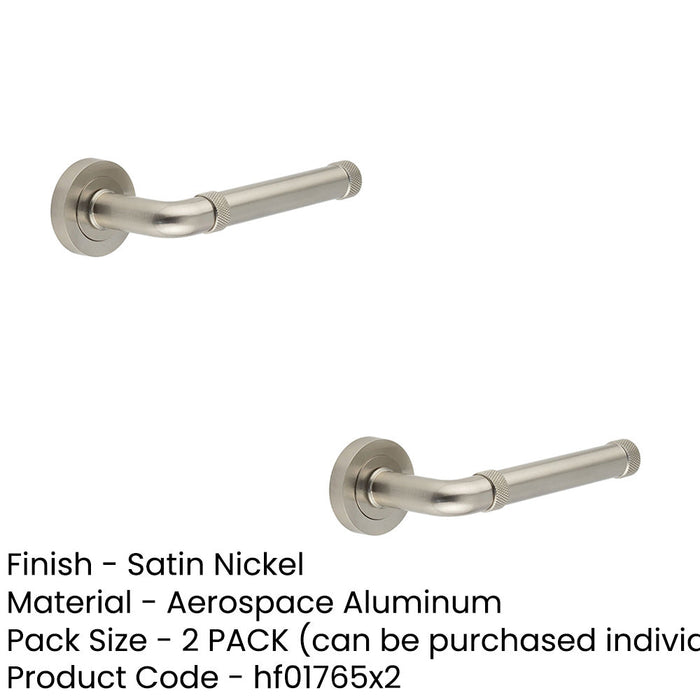 PACK Premium Satin Nickel Lever Door Handle JV853 Interior Handle (1)-1