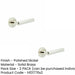 PACK Luxurious Chamfered Rose Door Handle Polished Nickel Interior Handle (1)-1