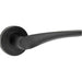 Elegant Twirl Black Door Handle Modern Spaces Interior Handle