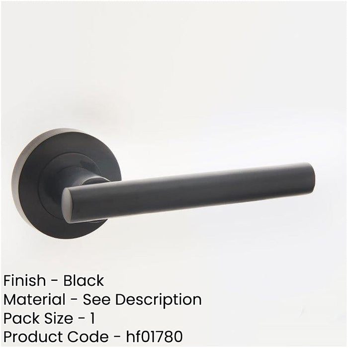 Elegant Matt Black Door Handle Modern Interiors Interior Handle-1