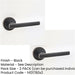 PACK Elegant Matt Black Door Handle Modern Interiors Interior Handle (1)-1