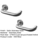PACK Premium 19mm Satin Stainless Steel Door Handle with Sprung Rose Interior Handle (1)-1