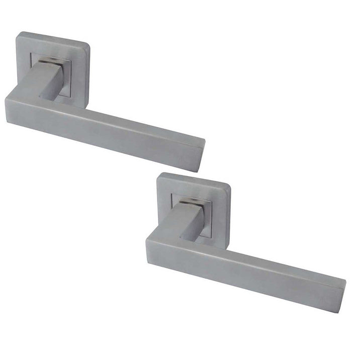 PACK Sirius Satin Stainless Steel Door Handle Grade Excellence Interior Handle (1)