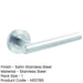 Premium Satin Stainless Steel Door Handle Rose Grade Interior Handle (1)-1