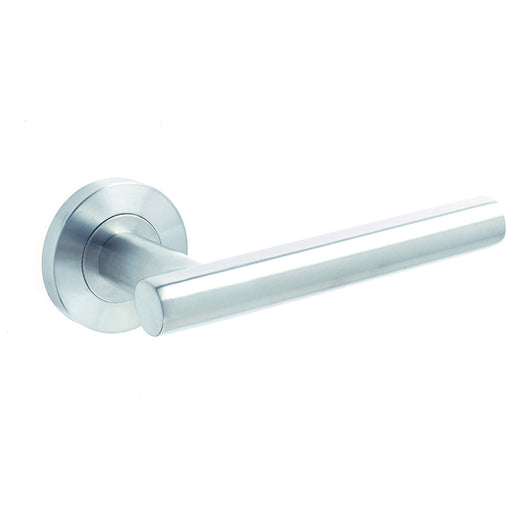 Premium Satin Stainless Steel Door Handle Rose Grade Interior Handle (1)