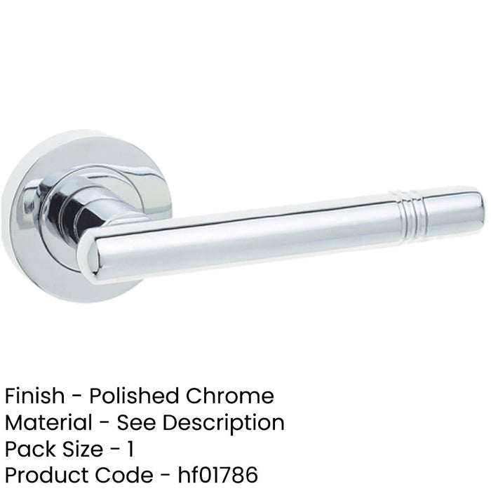 Elegant Polished Chrome Door Handle Modern Homes Interior Handle-1