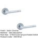 PACK Satin Chrome Door Handle Modern Interiors Interior Handle (2)-1