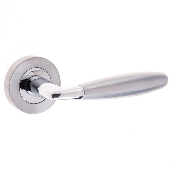 Elegant Polished Chrome Satin Chrome Door Handle Internal Doors Interior Handle