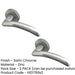 PACK Satin Chrome Door Handle Stylish Interiors Interior Handle (1)-1