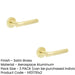 PACK Elegant Satin Brass Lever Door Handle with Rose Interior Handle (1)-1