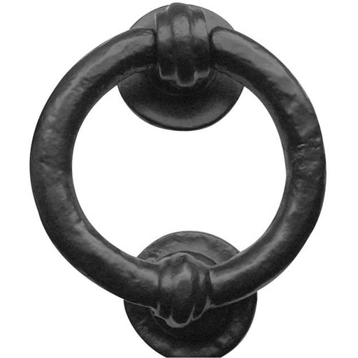 Elegant Antique Black Ring Door Knockers 100mm Premium Quality External Outdoor Knocker