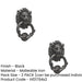 PACK Exquisite Lion Head Door Knocker Home Decor External Outdoor Knocker-1