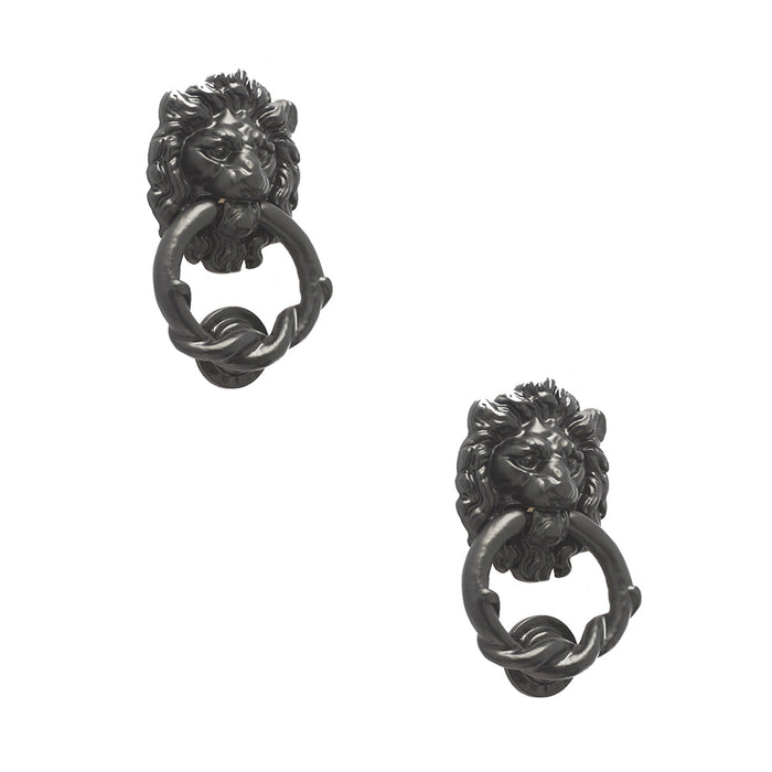 PACK Exquisite Lion Head Door Knocker Home Decor External Outdoor Knocker