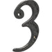 75mm Antique Black Iron Door Numeral Number Classic Traditional Front Wall House Sign (3)