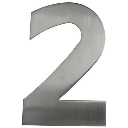 150mm Satin Stainless Steel Door Numeral Number Premium Quality Large House Sign (2)