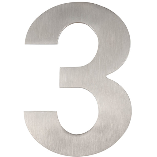 150mm Satin Stainless Steel Door Numeral Number Premium Quality Large House Sign (3)