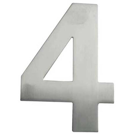 150mm Satin Stainless Steel Door Numeral Number Premium Quality Large House Sign (4)