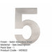 150mm Satin Stainless Steel Door Numeral Number Premium Quality Large House Sign (5)-1