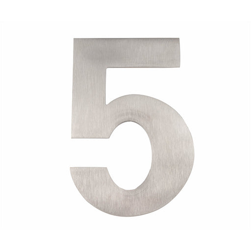 150mm Satin Stainless Steel Door Numeral Number Premium Quality Large House Sign (5)