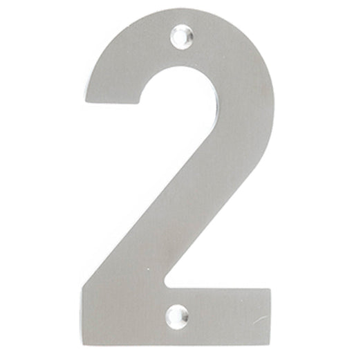 75mm Satin Stainless Steel Door Numeral Number Premium Quality Wall House Sign (1)