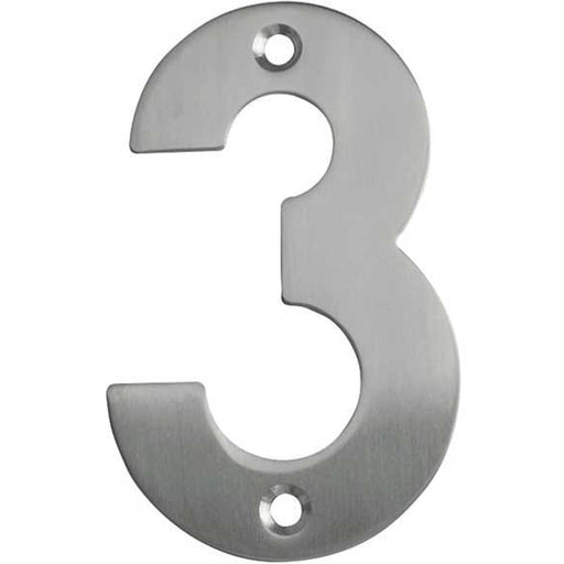 75mm Satin Stainless Steel Door Numeral Number Premium Quality Wall House Sign (2)