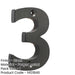 75mm Matt Black Door Numeral Number Premium Quality Wall House Sign (3)-1