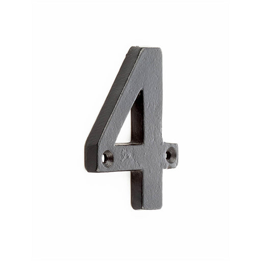 75mm Matt Black Door Numeral Number Premium Quality Wall House Sign (4)