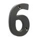 75mm Matt Black Door Numeral Number Premium Quality Wall House Sign (6)