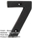 75mm Matt Black Door Numeral Number Premium Quality Wall House Sign (7)-1