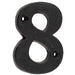 75mm Matt Black Door Numeral Number Premium Quality Wall House Sign (8)