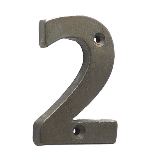 75mm Beeswax Iron Door Numeral Number Premium Quality Wall House Sign (2)