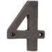 75mm Beeswax Iron Door Numeral Number Premium Quality Wall House Sign (4)