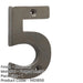 75mm Beeswax Iron Door Numeral Number Premium Quality Wall House Sign (5)-1