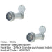 PACK Degree Door Viewers 35-55mm Doors with Intumescent Feature White Finish-1