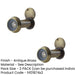 PACK Degree Door Viewers 50-70mm Doors with Intumescent Feature Antique Brass Finish-1
