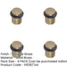 PACK Elegant Antique Brass Door Stops Home Office Solid Brass Rubber Stopper-1