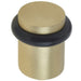 Elegant Satin Brass Door Stops Stylish Interiors Solid Brass Rubber Stopper